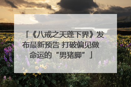 《八戒之天蓬下界》发布最新预告 打破偏见做命运的“男猪脚”