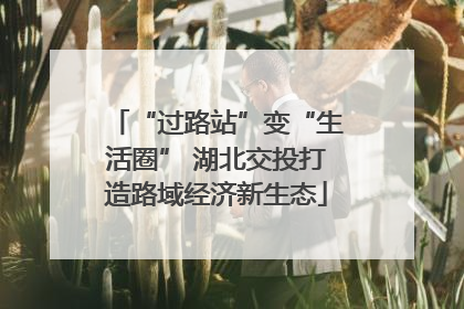“过路站”变“生活圈” 湖北交投打造路域经济新生态
