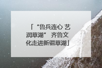 “鲁兵连心 艺润草湖” 齐鲁文化走进新疆草湖