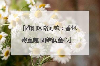 睢阳区路河镇：香包寄童趣 团结润童心