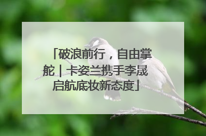 破浪前行，自由掌舵｜卡姿兰携手李晟启航底妆新态度