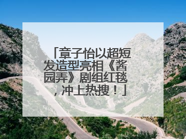 章子怡以超短发造型亮相《酱园弄》剧组红毯，冲上热搜！