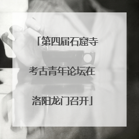 第四届石窟寺考古青年论坛在洛阳龙门召开