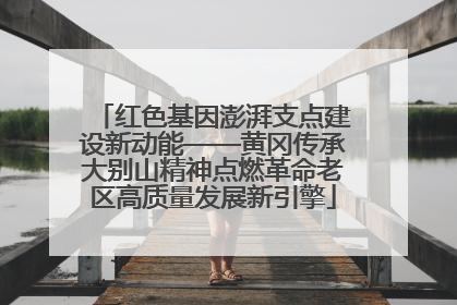 红色基因澎湃支点建设新动能——黄冈传承大别山精神点燃革命老区高质量发展新引擎