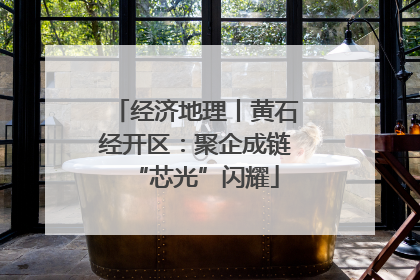 经济地理丨黄石经开区：聚企成链“芯光”闪耀