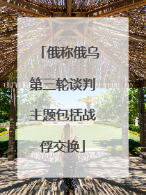 俄称俄乌第三轮谈判主题包括战俘交换