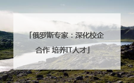 俄罗斯专家：深化校企合作 培养IT人才