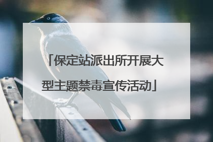 保定站派出所开展大型主题禁毒宣传活动