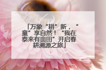 万象“耕”新，“童”享自然！“我在泰来有亩田”开启春耕溯源之旅