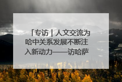 专访｜人文交流为哈中关系发展不断注入新动力——访哈萨克斯坦文化与信息部部长巴拉耶娃