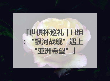 世俱杯巡礼｜H组：“银河战舰”遇上“亚洲希望”