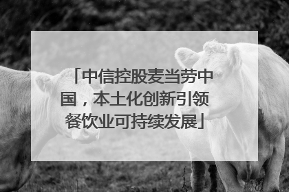 中信控股麦当劳中国，本土化创新引领餐饮业可持续发展
