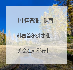 中国香港、陕西·韩国首尔引才推介会在韩举行
