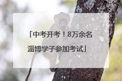 中考开考！8万余名淄博学子参加考试