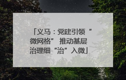 义马：党建引领“微网格” 推动基层治理细“治”入微