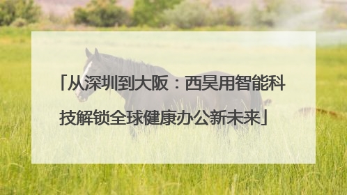 从深圳到大阪：西昊用智能科技解锁全球健康办公新未来