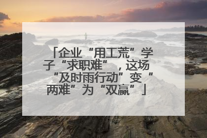 企业“用工荒”学子“求职难”，这场“及时雨行动”变“两难”为“双赢”