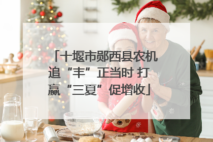 十堰市郧西县农机追“丰”正当时 打赢“三夏”促增收