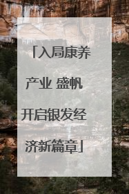 入局康养产业 盛帆开启银发经济新篇章