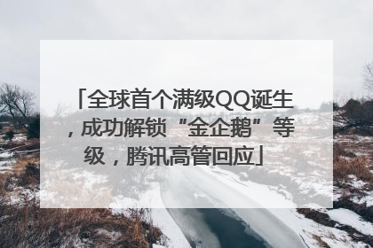 全球首个满级QQ诞生，成功解锁“金企鹅”等级，腾讯高管回应