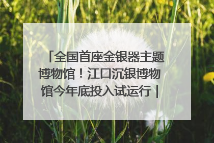 全国首座金银器主题博物馆！江口沉银博物馆今年底投入试运行｜万千气象看四川