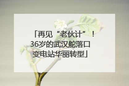 再见“老伙计”！36岁的武汉舵落口变电站华丽转型
