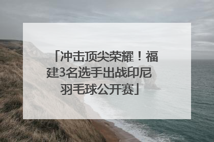 冲击顶尖荣耀！福建3名选手出战印尼羽毛球公开赛
