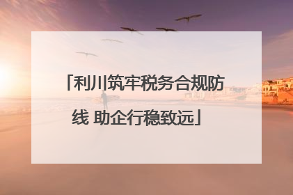 利川筑牢税务合规防线 助企行稳致远