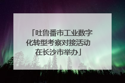 吐鲁番市工业数字化转型考察对接活动在长沙市举办