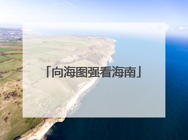 向海图强看海南