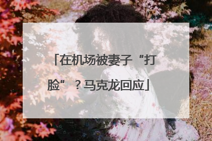 在机场被妻子“打脸”？马克龙回应