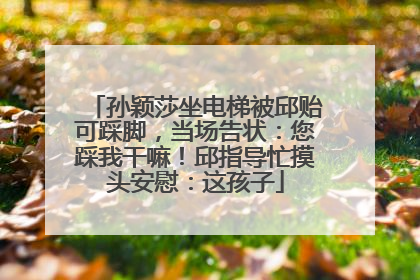 孙颖莎坐电梯被邱贻可踩脚，当场告状：您踩我干嘛！邱指导忙摸头安慰：这孩子