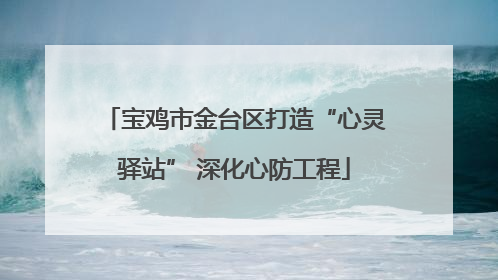 宝鸡市金台区打造“心灵驿站” 深化心防工程
