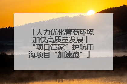 大力优化营商环境 加快高质量发展丨“项目管家”护航用海项目“加速跑”