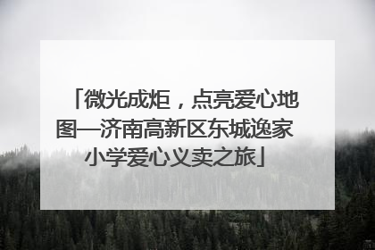 微光成炬，点亮爱心地图—济南高新区东城逸家小学爱心义卖之旅
