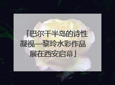 巴尔干半岛的诗性凝视—黎玲水彩作品展在西安启幕