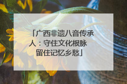 广西非遗八音传承人：守住文化根脉 留住记忆乡愁