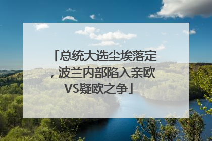 总统大选尘埃落定，波兰内部陷入亲欧VS疑欧之争