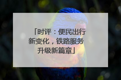 时评：便民出行新变化，铁路服务升级新篇章