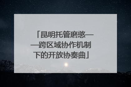 昆明托管磨憨——跨区域协作机制下的开放协奏曲