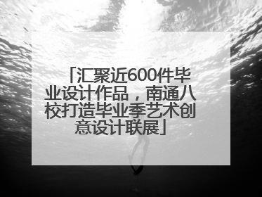 汇聚近600件毕业设计作品，南通八校打造毕业季艺术创意设计联展