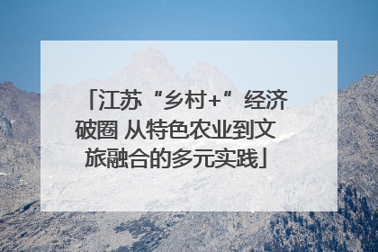 江苏“乡村+”经济破圈 从特色农业到文旅融合的多元实践