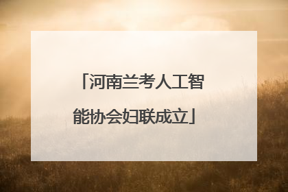 河南兰考人工智能协会妇联成立
