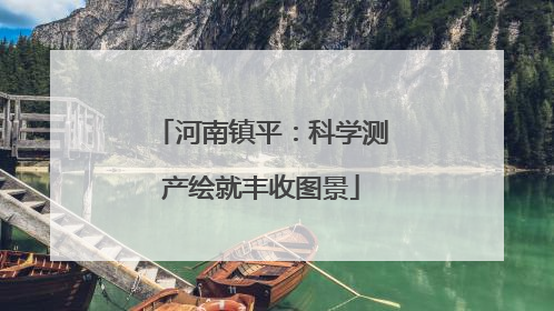 河南镇平：科学测产绘就丰收图景
