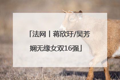 法网丨蒋欣玗/吴芳娴无缘女双16强
