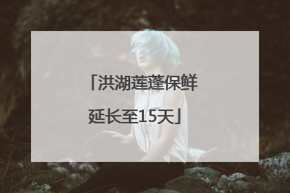 洪湖莲蓬保鲜延长至15天