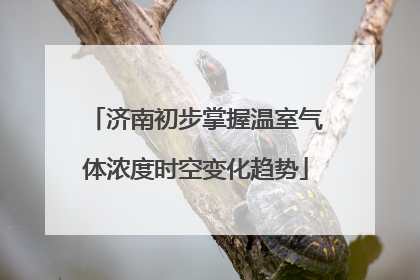 济南初步掌握温室气体浓度时空变化趋势