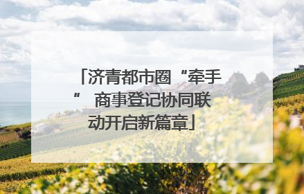济青都市圈“牵手” 商事登记协同联动开启新篇章