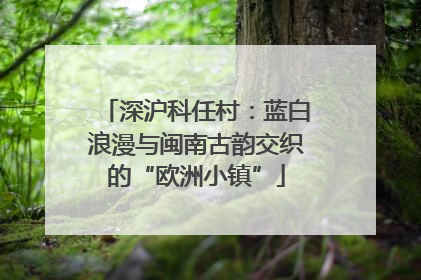 深沪科任村：蓝白浪漫与闽南古韵交织的“欧洲小镇”