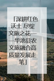 深耕红色沃土 尽绽文旅之花——华池县农文旅融合高质量发展走笔